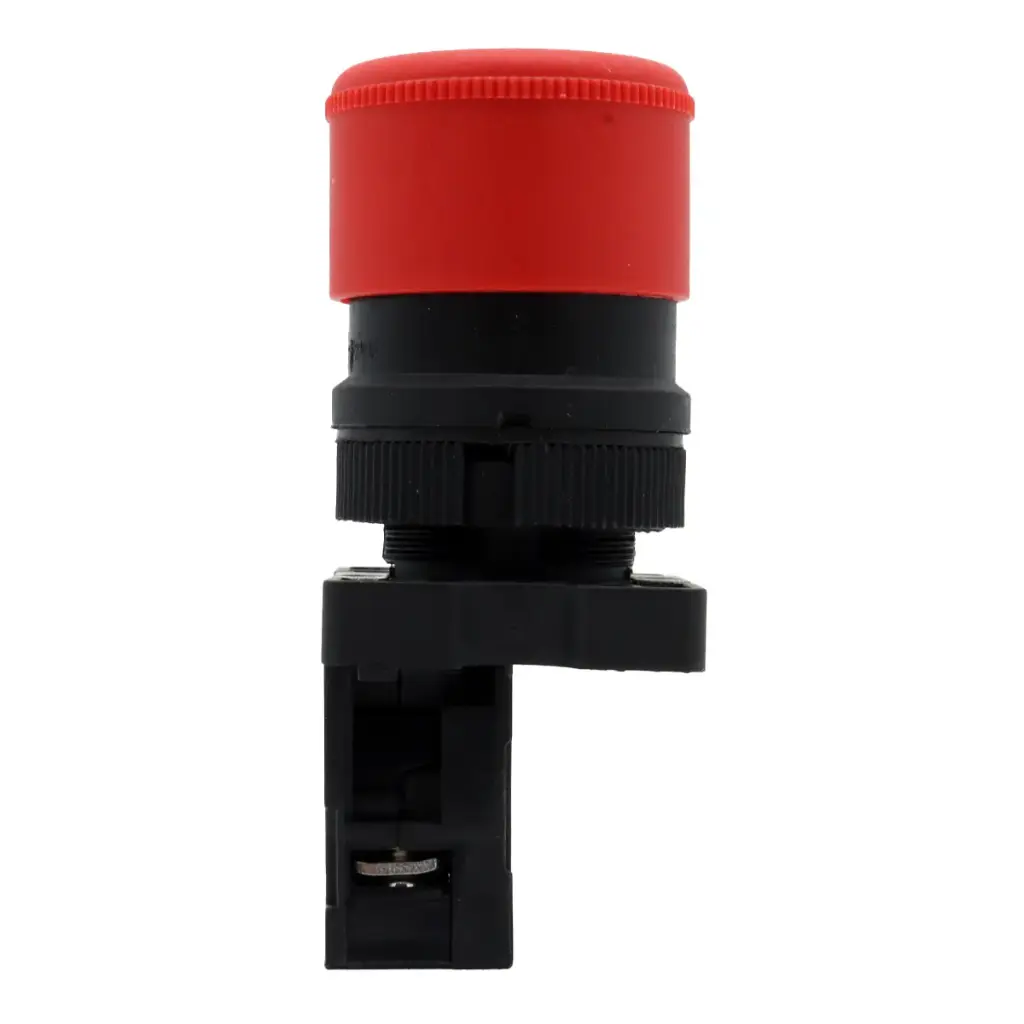 Interruptor Botón Push Button Arranque XB2-ES442 22mm Industrial Rojo