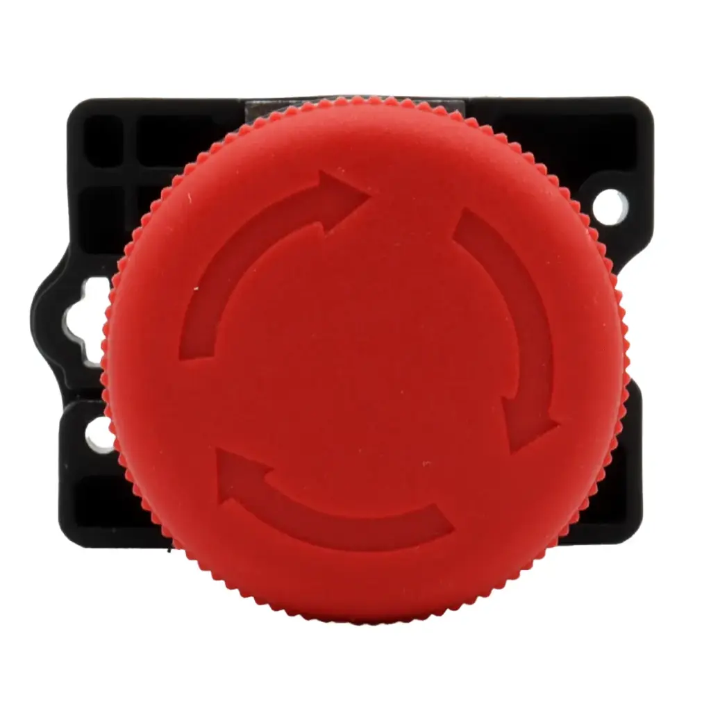 Interruptor Botón Push Button Arranque XB2-ES442 22mm Industrial Rojo