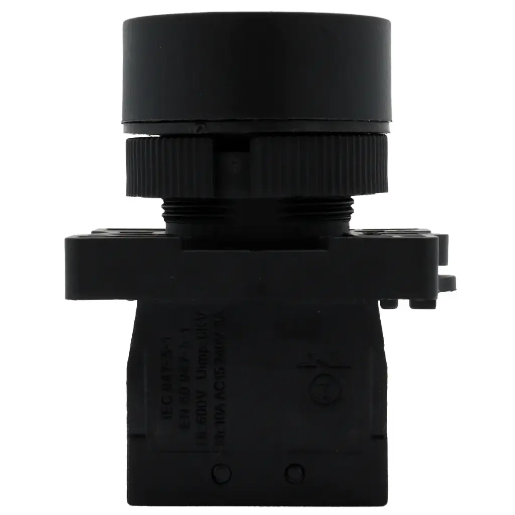 Interruptor Botón Push Button Paro Industrial ZB2-BE102C NC  240V 10A Rojo