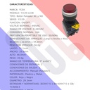 Interruptor Botón Push Button Arranque Industrial YJ139-LA38 Rojo
