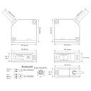 Sensor Fotoeléctrico Proximidad Obstáculos E3JK-DS30M1 30cm