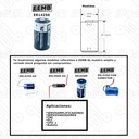 Pila Batería EEMB 14250 ER14250 1/2AA 3.6v 1200mAh.