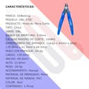 Pinza De Micro Corte DBL-170C Azul .040 (1mm) MAX