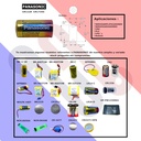 Pila Batería Panasonic CR123A 3V De Litio