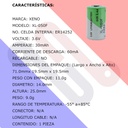 Pila Batería Xeno Energy XL-050F 3.6V 1/2 AA Litio