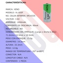 Pila Batería Xeno Energy XL-055F 3.6V 1650mAh 2/3 AA Litio