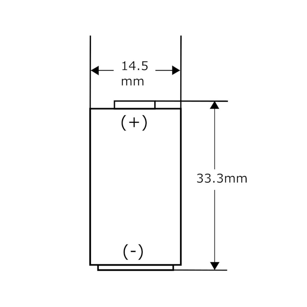 Pila Batería Xeno Energy XL-055F 3.6V 1650mAh 2/3 AA Litio