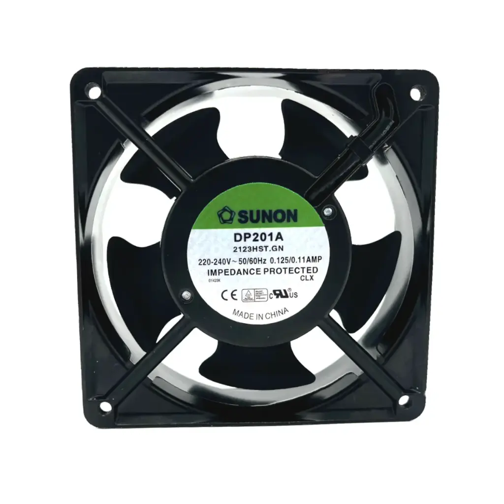 Ventilador SUNON DP201A 2123HST.GN 220-240V 0.125/0.11A 120mm x 120mm x 38mm con dos pines