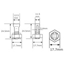 Conector Mecánico con Perno Dividido Panduit SBC4S-C