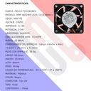 Ventilador MELCO TECHNOREX CA1638H01 MMF-06F24ES 9720G1 RP1 24V DC 0.10A 60mm x 60mm x 25mm