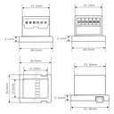 Ventilador NMB-MAT 1608VL-S5W-B69 A90L-0001-0575#A 24V DC 0.09A 40mm x 40mm x 10mm