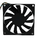 Ventilador EVERFLOW R128015BU 12V 0.5A 80mm x 80mm x 15mm