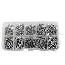 Kit De Tornillos 9 Valores Y Tuercas Milimétricas M3