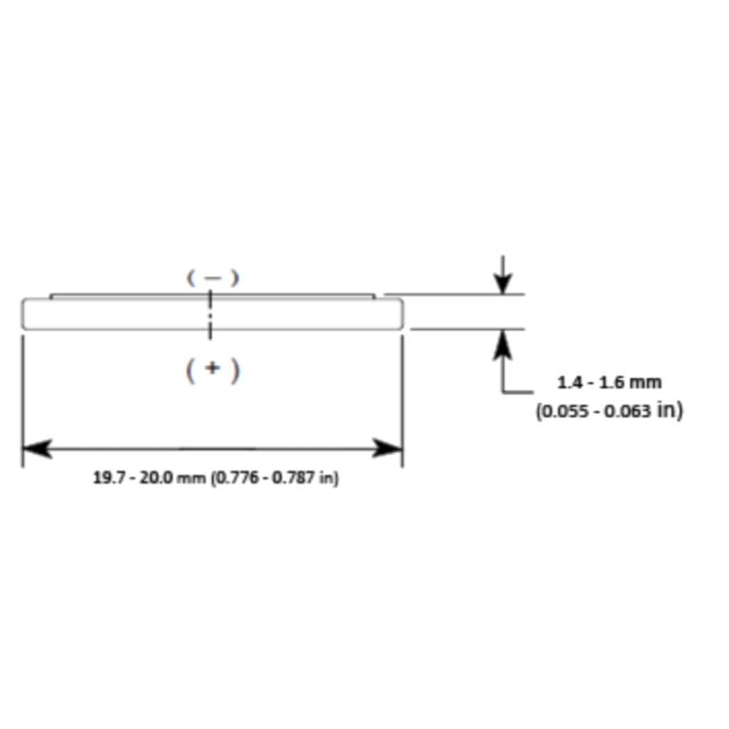 Pila Batería Duracell DL /CR2016 3.0V 1 pack 2 pzs