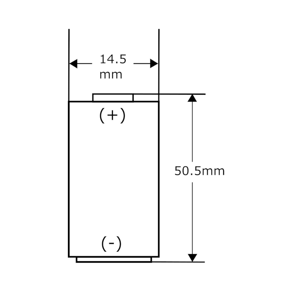Pila Batería Eve Energy A6Servo ER14505 3.6V 2700mAh Conector Blanco Pequeño Para DVOP2990 A6 Servo