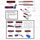 Pila Batería Eve Energy A6Servo ER14505 3.6V 2700mAh Conector Blanco Pequeño Para DVOP2990 A6 Servo