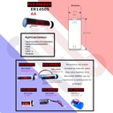 Pila Batería EVE Energy 14505 ER14505 3.6V 2700mAh AA