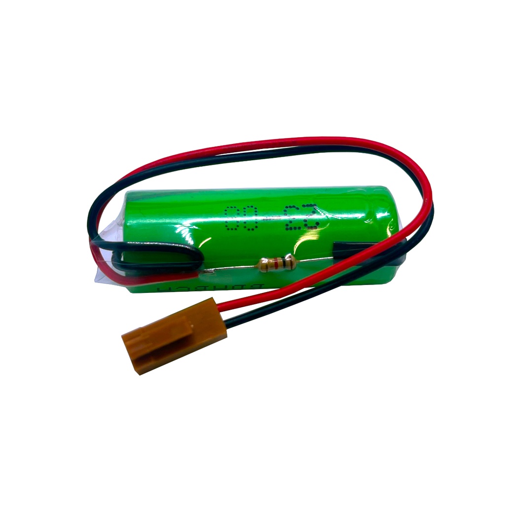 Pila Batería FDK FUJI 17450 CR17450SE-R A98L-0031-0012 3.0V  2500mAh Conector Marrón Con Resistencia