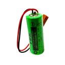 Pila Batería FDK FUJI 17450 CR17450SE-R A98L-0031-0012 3.0V  2500mAh Conector Marrón Con Resistencia