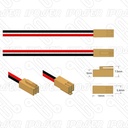 Pila Batería FDK FUJI 17450 CR17450SE-R A98L-0031-0012 3.0V  2500mAh Conector Marrón Con Resistencia