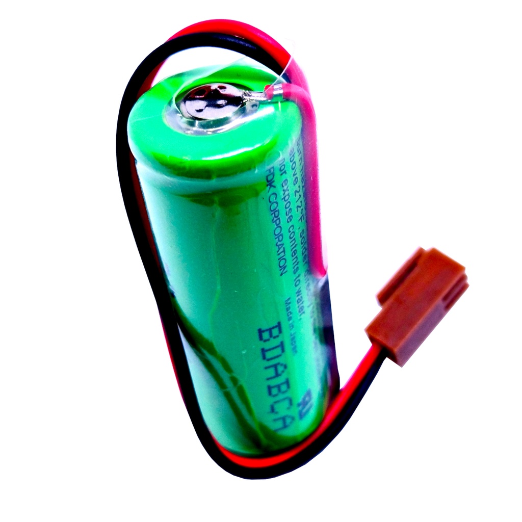 Pila Batería FDK FUJI 17450 Mod: CR17450SE-R A98L-0031-0012 3.0V 2500mAh Conector Marrón Sin Resistencia