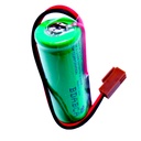 Pila Batería FDK FUJI 17450 Mod: CR17450SE-R A98L-0031-0012 3.0V 2500mAh Conector Marrón Sin Resistencia