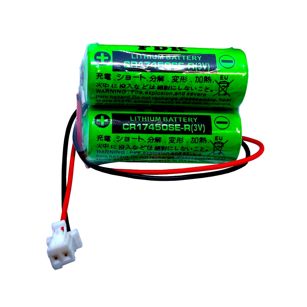 Pila Batería FDK FUJI 17450 2CR17450SE-R A98L-0031-0012 3.0V 2500mAh Conector Blanco