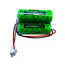 Pila Batería FDK FUJI 17450 2CR17450SE-R A98L-0031-0012 3.0V 2500mAh Conector Blanco