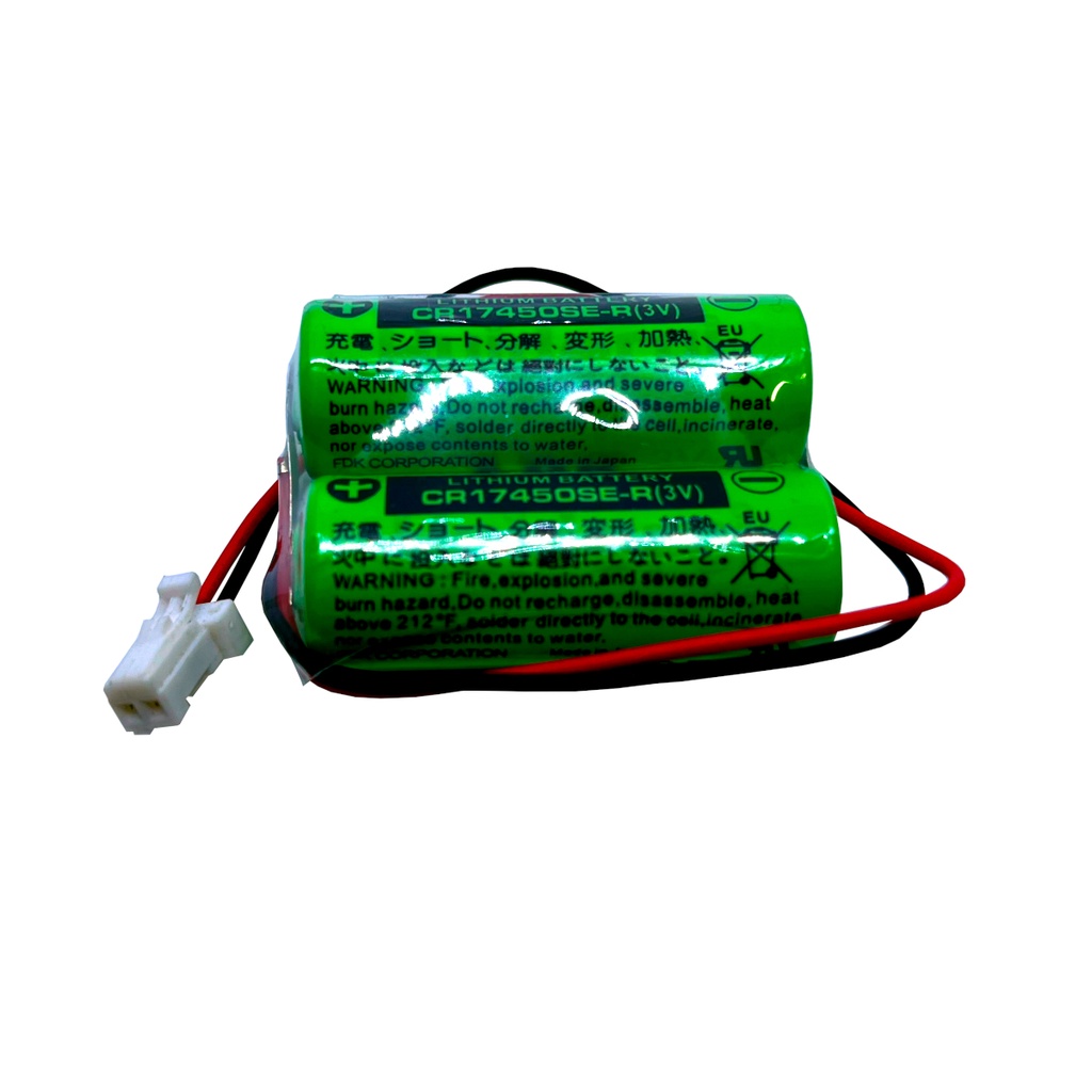 Pila Batería FDK FUJI 17450 2CR17450SE-R A98L-0031-0012 3.0V 2500mAh Conector Blanco