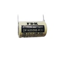 Pila Batería FDK FUJI 14250 CR14250SE-R 3V 850mAh 1/2AA Pines Metálicos