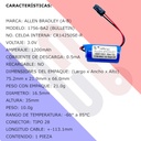 Pila Batería Allen Bradley Bulletin 1756-BA2 3V 1200mAh Conector Negro.