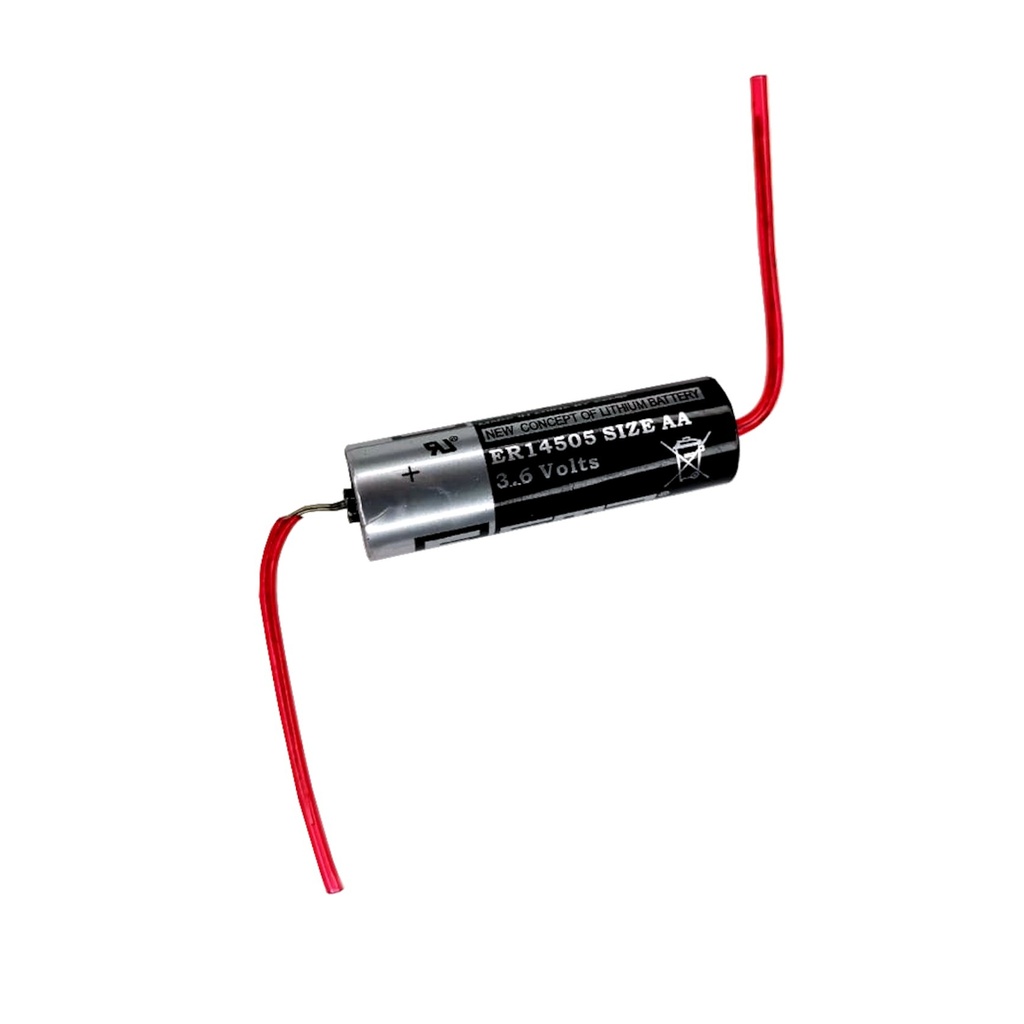 Pila Batería EEMB 14505 ER14505-AX 3.6V AA Con Conector Axial
