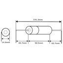 Pila Batería EEMB 14505 ER14505-AX 3.6V AA Con Conector Axial