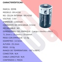 Pila Batería EEMB 14250 ER14250 1/2AA 3.6v 1200mAh.