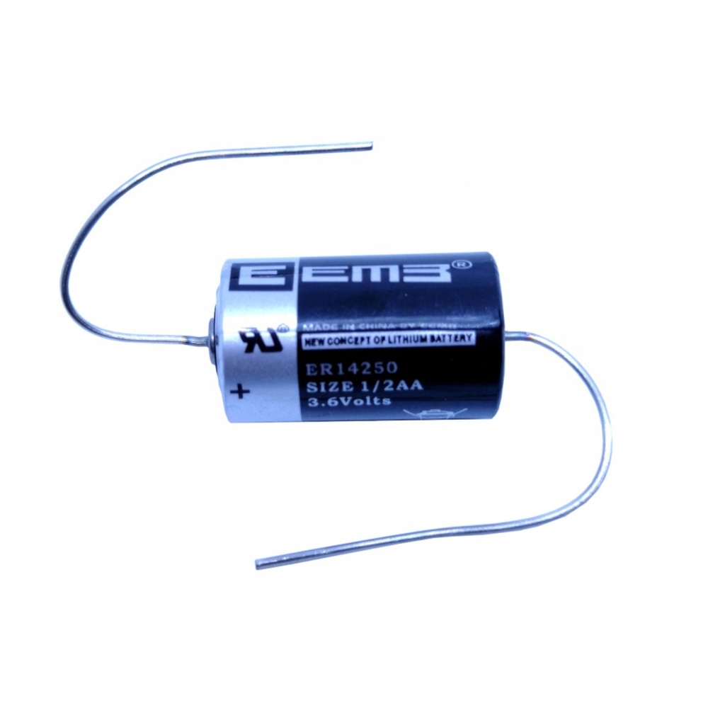 Pila Batería EEMB 14250 ER14250-AX 3.6V 1200mAh AA Conector Axial