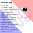 Pila Batería EEMB 14250 ER14250-AX 3.6V 1200mAh AA Conector Axial