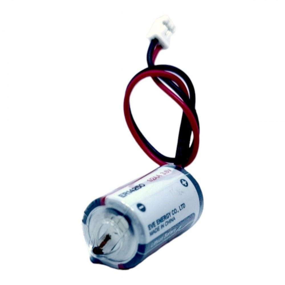 Pila Batería Eve Energy 14250 ER14250 3.6V 1250mAh 1/2AA Conector Blanco Pequeño.