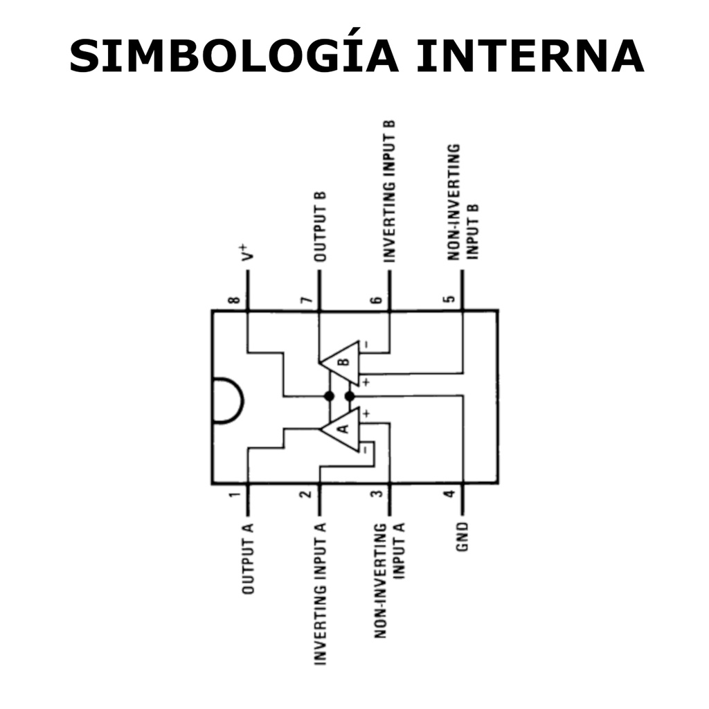 Circuitos Integrados Amplificadores Operacionales LM358N