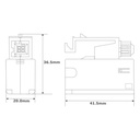 Pila Batería Fanuc A98L-0031-0028 (A02B-0323-K102) 3V 1750mAh Carcasa Negra