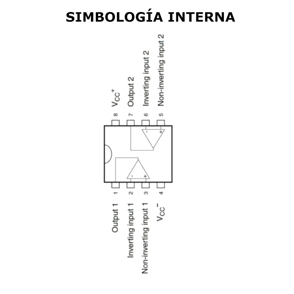 Circuitos Integrados Amplificador Operacional Entrada BI-FET Doble TL082CP TL082 082