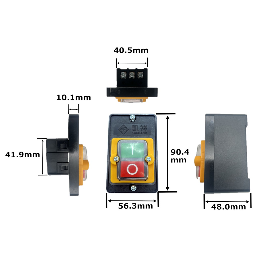 Interruptor Botonera Kao-10kh Manual Control Motor Ip65