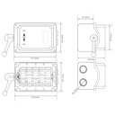 Interruptor Inversor Chang sha QS-60 Manual 380VAC 60A 50Hz