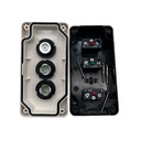 Botonera Industrial BX03-22M 3 Botones Pulsadores y Paro de Emergencia 400VAC 10A Arranque Paro Emergencia