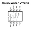 Circuitos Integrados Amplificador Operacional Dual 800 UV OFFSET Max 1.9 MHZ AD822ANZ AD822 822