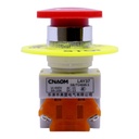 Botón Paro De Emergencia Rotatorio 440V 10A Lay37 NA-NC