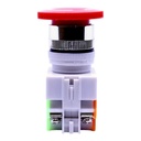 Botón Paro De Emergencia Rotatorio 440V 10A Lay37 NA-NC