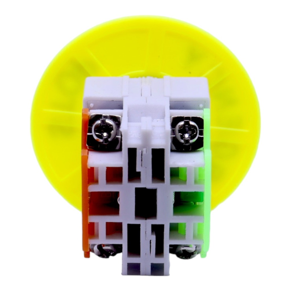 Botón Paro De Emergencia Rotatorio 440V 10A Lay37 NA-NC