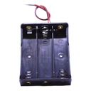 Portapilas 18650X3 Base para 3 pilas 18650 Sin Plug Li-ion Ion De Litio