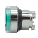 Cabeza de Pulsador Iluminado ZB4BW33 Ø22 Verde