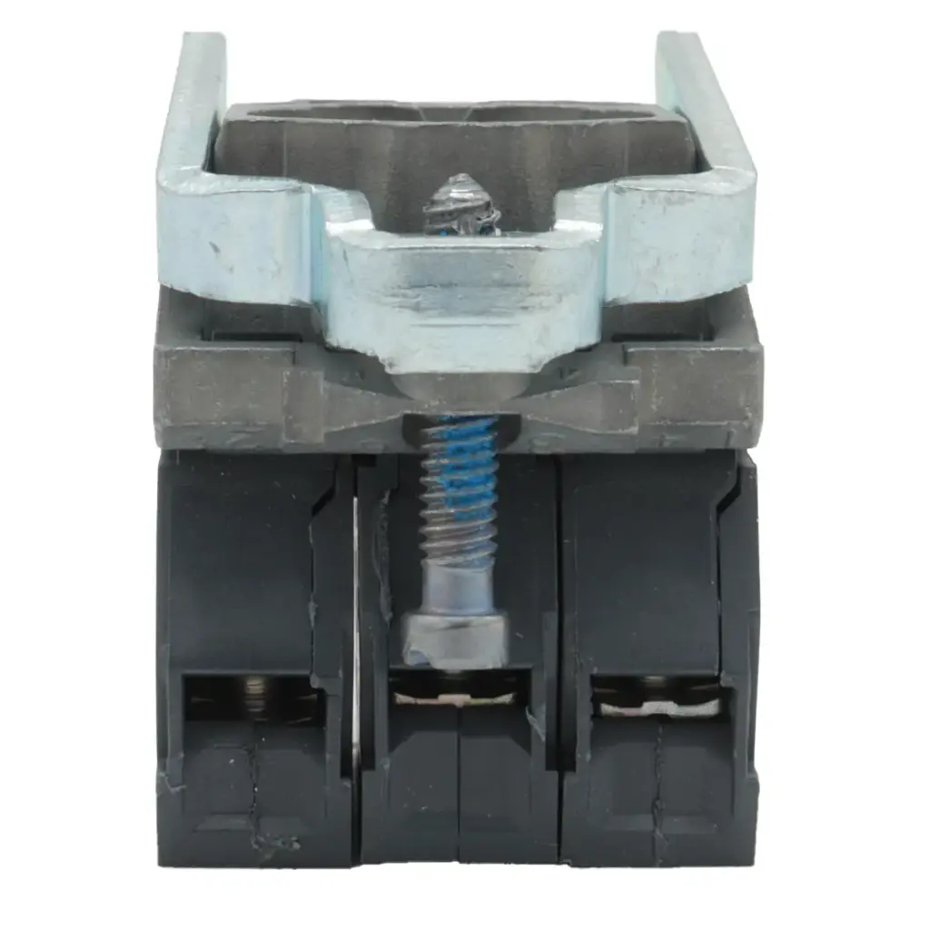 Bloque Luz Cuerpo/Collar ZB4BW065 Para Bombilla BA9s 250V 1 NO + 1 NC Fijación Metal Azul